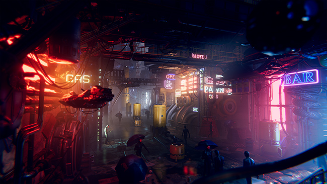 Scene after applying post-processing